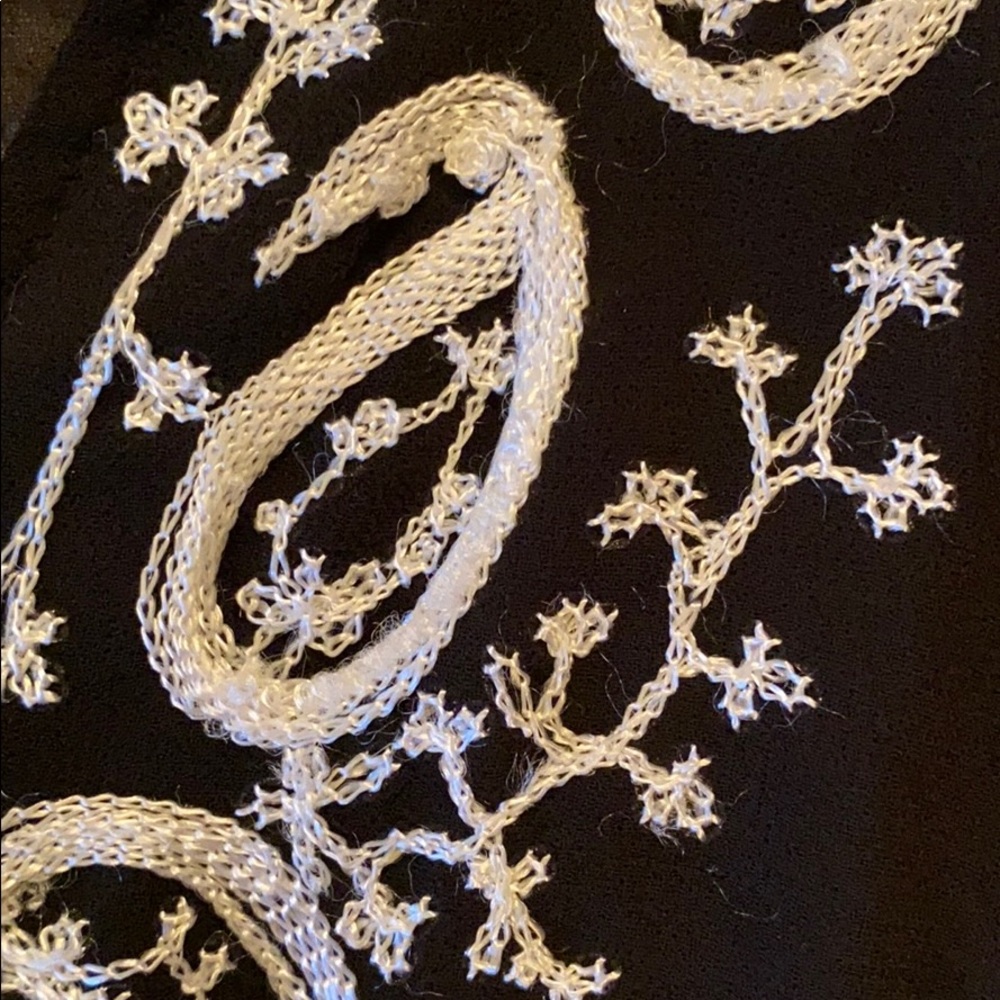 Fun & Flirt Sheer Top Black White - Picture 14 of 16